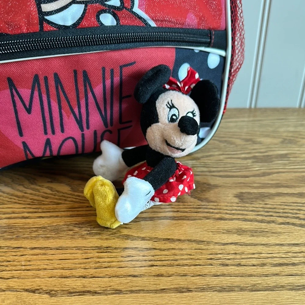 Disney Minnie Mouse Red and Black Kids Backpack
